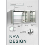 Load image into Gallery viewer, Belbagno Smart LED 1 door shaving cabinet