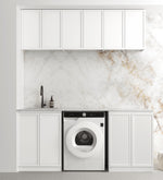 Load image into Gallery viewer, Laundry Kit 1960B Hampshire White with Natural Carrara Marble Top