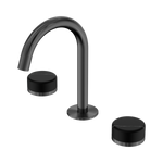 Load image into Gallery viewer, Serenity Basin Set Arc Spout With Marquina Black Handle Gun Metal