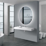 Load image into Gallery viewer, 900mm Round 3 Color Lighting Backlit Acrylic LED Mirror Touch Sensor Switch Defogger Pad Wall Mounted