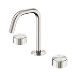 Load image into Gallery viewer, Serenity Basin Set Edge Spout With Metal Handle Brushed Nickel