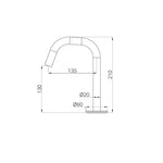 Load image into Gallery viewer, Serenity Basin Edge Spout Matte Black