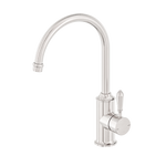 Load image into Gallery viewer, YORK KITCHEN MIXER GOOSENECK SPOUT WITH METAL LEVER BRUSHED NICKEL