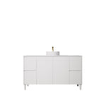 Load image into Gallery viewer, Crete Modern Floorstanding Vanity Matte White