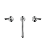 Load image into Gallery viewer, YORK BASIN SET WITH METAL LEVER CHROME