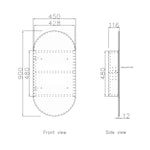 Load image into Gallery viewer, Noosa 900x450 Shaving Cabinet