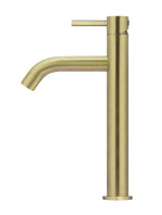 Load image into Gallery viewer, Piccola Tall Basin Mixer Tap with 130mm Spout - PVD Tiger Bronze