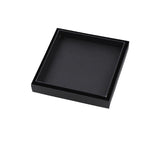 Load image into Gallery viewer, 120*120mm Black Stainless Steel Tile Insert Floor Drain(80mm Outlet)