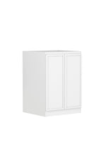 Load image into Gallery viewer, Hampshire White Base Laundry Cabinet with 1300mm Pure White Top