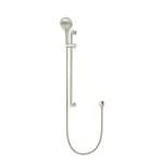 Load image into Gallery viewer, Round Three Function Hand Shower on Rail Column - PVD Brushed Nickel