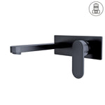 Load image into Gallery viewer, ECCO WALL BASIN/BATH MIXER MATTE BLACK