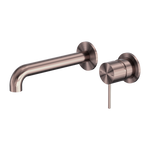 Load image into Gallery viewer, MECCA WALL BASIN/BATH MIXER SEPARATE BACK PLATE 120MM BRUSHED BRONZE