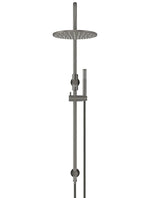 Load image into Gallery viewer, 300mm Round Overhead Shower Set, Single Function Hand Shower - Shadow Gunmetal