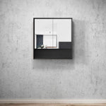 Load image into Gallery viewer, Marlo Matte Black Shaving Cabinet