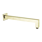 Load image into Gallery viewer, SQUARE SHOWER ARM BRUSHED GOLD