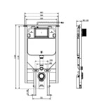 Load image into Gallery viewer, R&T WALL HUNG IN-WALL CISTERN II