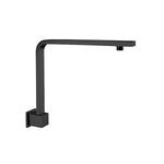 Load image into Gallery viewer, SQUARE SWIVEL SHOWER ARM MATTE BLACK