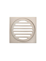 Load image into Gallery viewer, Square Floor Grate Shower Drain 100mm outlet - Champagne