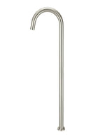 Load image into Gallery viewer, Round Freestanding Bath Spout - PVD Brushed Nickel