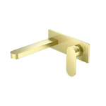 Load image into Gallery viewer, ECCO WALL BASIN/BATH MIXER BRUSHED GOLD