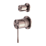 Load image into Gallery viewer, OPAL SHOWER MIXER WITH DIVERTOR SEPARATE PLATE BRUSHED BRONZE