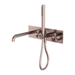 Load image into Gallery viewer, KARA PROGRESSIVE SHOWER SYSTEM WITH SPOUT 250MM BRUSHED BRONZE