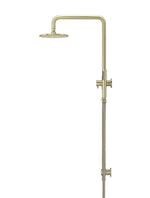 Load image into Gallery viewer, Round Combination Shower Rail 200mm Rose, Single Function Hand Shower - PVD Tiger Bronze