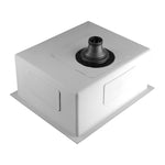 Load image into Gallery viewer, Round Corner Dark Grey Stainless Steel Handmade Single Bowl Kitchen Sink 510*440*230mm(with dark grey waste)