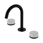 Load image into Gallery viewer, Serenity Basin Set Arc Spout With Carrara Handle Matte Black
