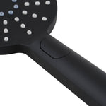 Load image into Gallery viewer, Round 3 Functions Black ABS Handheld Shower