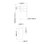 Load image into Gallery viewer, Chrome Shower Wall Taps