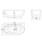 Load image into Gallery viewer, Palermo Back to Wall Bath