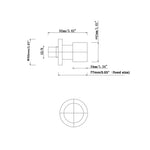 Load image into Gallery viewer, Pentro Shower Taps brushed nickel