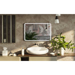 Load image into Gallery viewer, Belbagno Rectangular LED Bathroom Wall Mirror