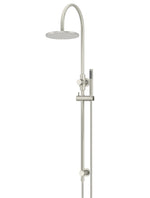 Load image into Gallery viewer, 200mm Round Overhead Shower Set, Single Function Hand Shower - PVD Brushed Nickel