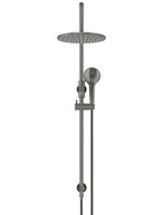 Load image into Gallery viewer, 300mm Round Overhead Shower Rail, Three Function Hand Shower - Shadow Gunmetal