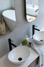 Load image into Gallery viewer, Round Tall Basin Mixer - Matte Black