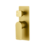 Load image into Gallery viewer, VOG Series Brushed Brass Wall Mixer with Diverter(color up)