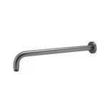 Load image into Gallery viewer, Round Gun Metal Grey Wall Straight Shower Arm 400mm