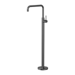 Load image into Gallery viewer, MECCA FREESTANDING BATH MIXER SQUARE SHAPE GUN METAL