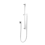 Load image into Gallery viewer, Square Chrome Hand Shower Rail without Handheld Shower(PVC Hose)