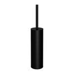 Load image into Gallery viewer, Round Toilet Brush and Holder - Matte Black