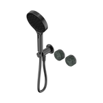 Load image into Gallery viewer, Serenity Progressive Shower System With Verde Alpi Handle And Serenity Hand Shower Gun Metal
