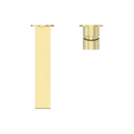 Load image into Gallery viewer, BIANCA WALL BASIN/BATH MIXER SEPARATE BACK PLATE 187MM BRUSHED GOLD