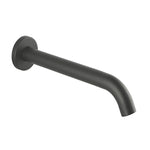 Load image into Gallery viewer, LUCID PIN Series Round Gun Metal Grey Bathtub/Basin Wall Spout(160mm)
