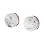 Load image into Gallery viewer, Serenity Wall Top Assembly With Arabescato Corchia Handle Brushed Bronze