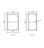 Load image into Gallery viewer, Hampshire Laundry 415 White Wall Cabinet