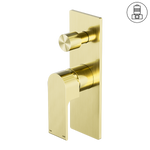 Load image into Gallery viewer, BIANCA SHOWER MIXER WITH DIVERTOR BRUSHED GOLD