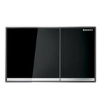 Load image into Gallery viewer, Sigma60 Dual Flush Button Square Black Glass