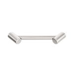 Load image into Gallery viewer, MECCA CARE 25MM FOOTREST CORNER GRAB RAIL 215MM BRUSHED NICKEL